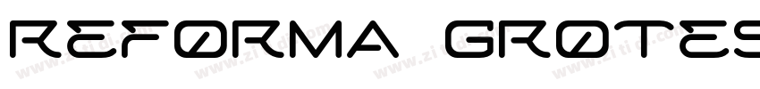 Reforma Grotesk Medi字体转换